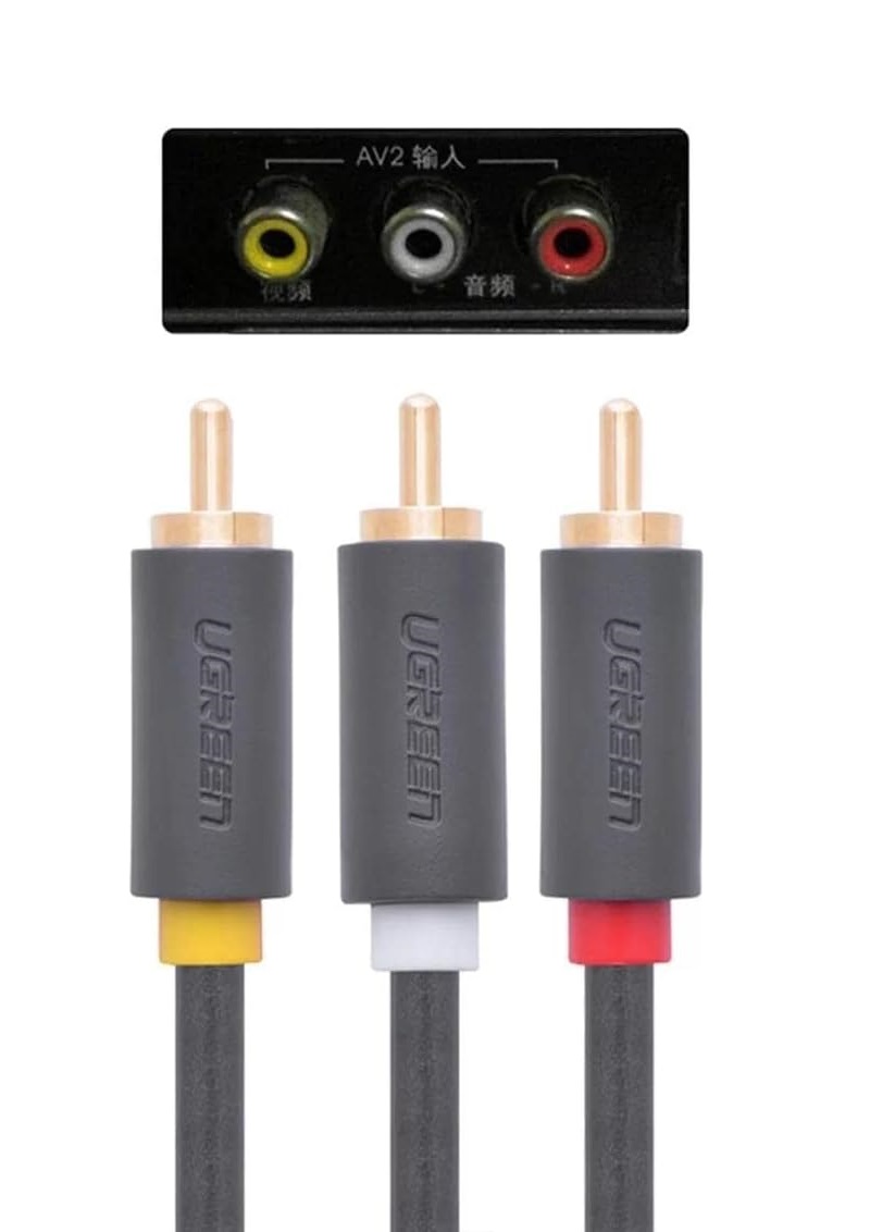 UGREEN 10524 Dây cáp AV 3 RCA sang 3RCA (M/M) dài 1.5m